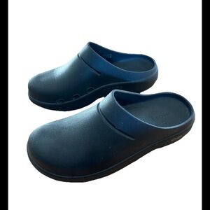 OOFOS sport recovery Comfort mules black womens 8